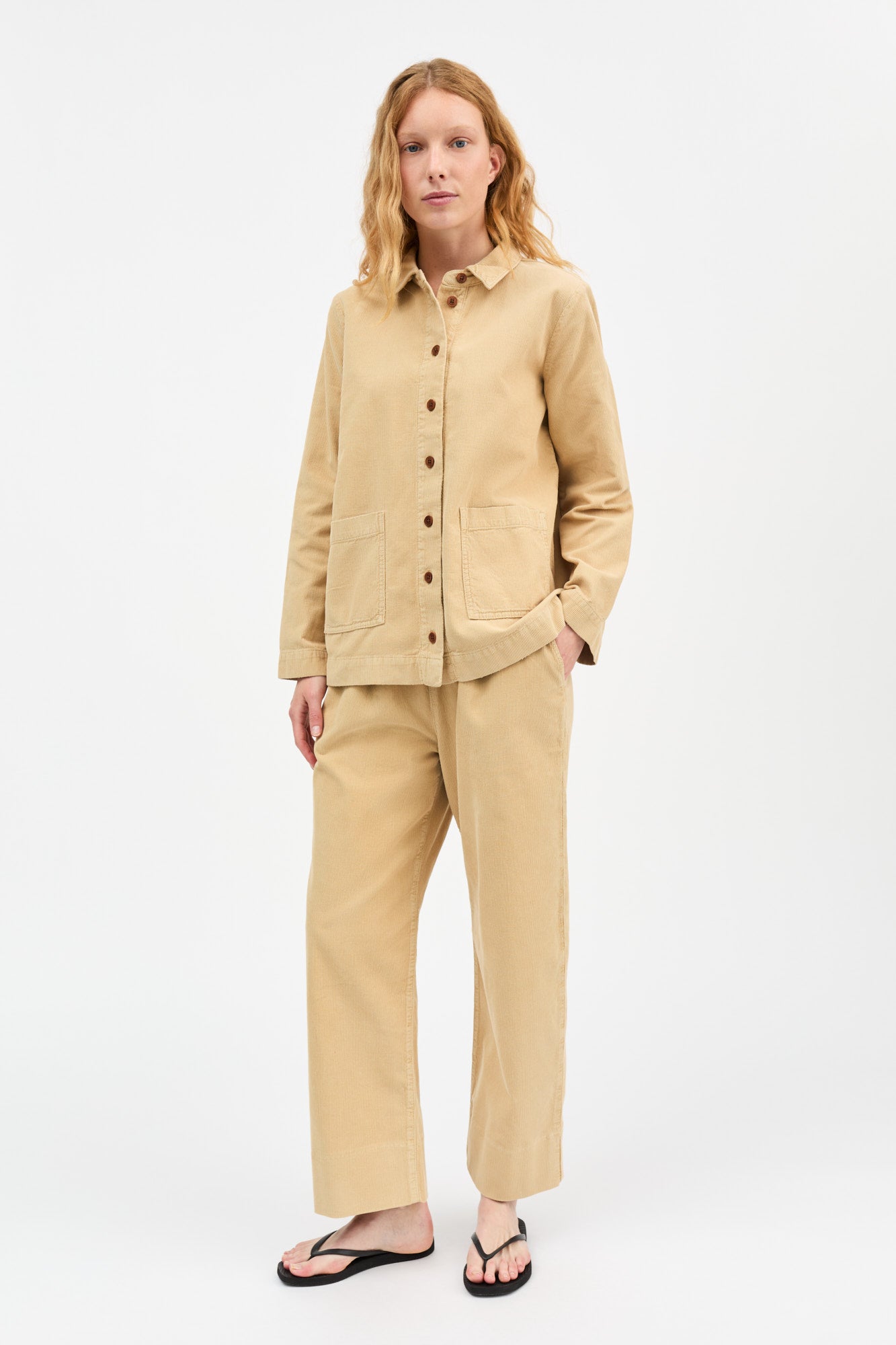 Skall Studio Jin overshirt Shirt Noisette